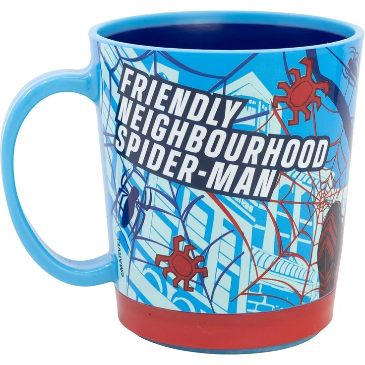 Spiderman Kippsicher Trinkbecher PP 410 ml – Drop Safe Plastikbecher mit Smartgrip-System – Bild 2
