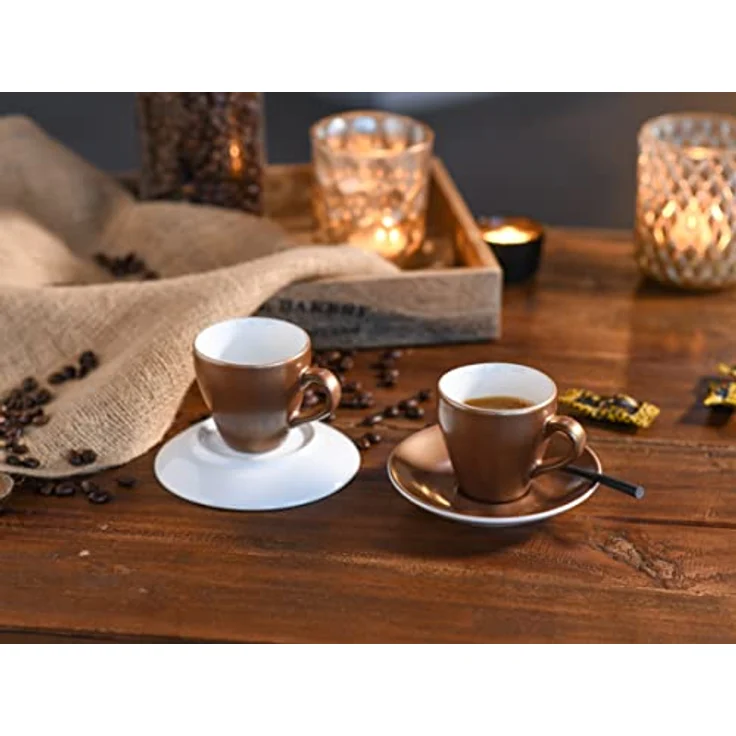 Golden Days Weiss, Espressoset 4-tlg (mo) – Bild 5