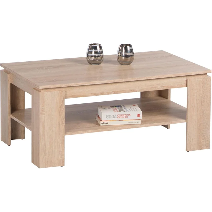 Couchtisch >Heidi I< in Sonoma-Eiche - 100x44x60cm (BxHxT) – Bild 1