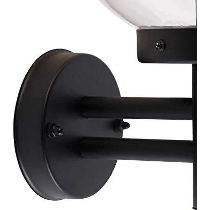 Qazqa Außen-Wandleuchte Sfera, ohne Leuchtmittel, E27, Schwarz, Modern, Kunststoff, 1-flammig – Bild 4