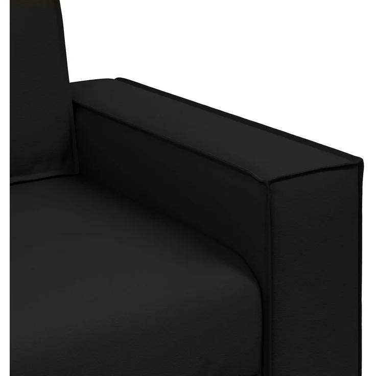 vidaXL Zweisitzer-Sofa Schwarz 160 cm Kunstleder 4105050 – Bild 5