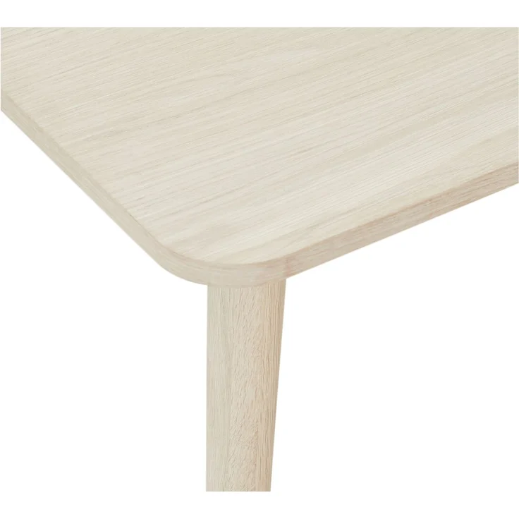 Couchtisch Gorbin 90x90 cm Eiche Whitewash - Modern mit Massivholzbeinen – Bild 4