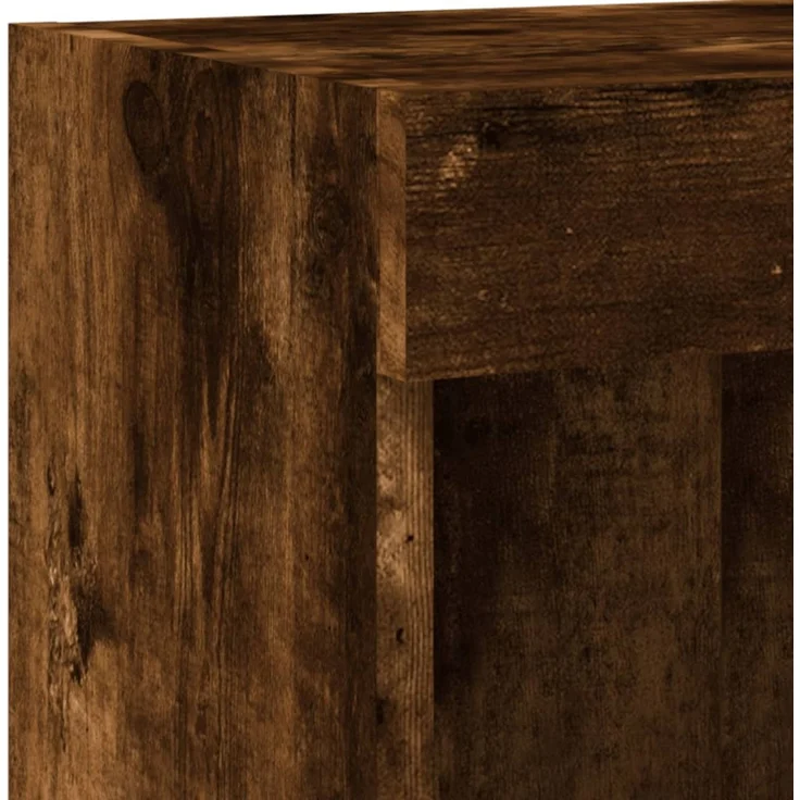 vidaXL 5-tlg. Wohnwand mit LED-Beleuchtung Räuchereiche Holzwerkstoff 3216694 – Bild 12