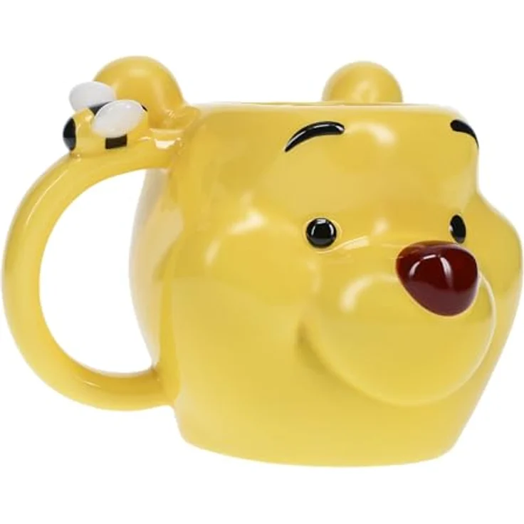 Winnie Puuh Tasse - Offiziell lizenziert, Disney-Teetasse mit Puuh Bär & Honigbiene, Perfekt für Tee oder Kaffee, 350 ml (11 Fl Oz) – Bild 1