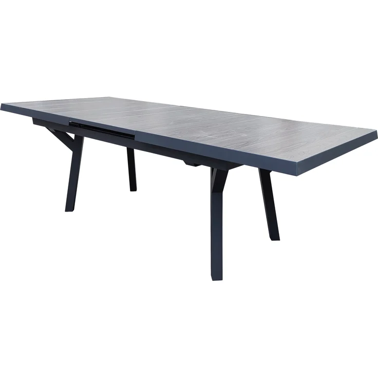 Gardissimo SOLIDO Alu-Ausziehtisch Keramik Gartentisch 185/245x100cm – Bild 5