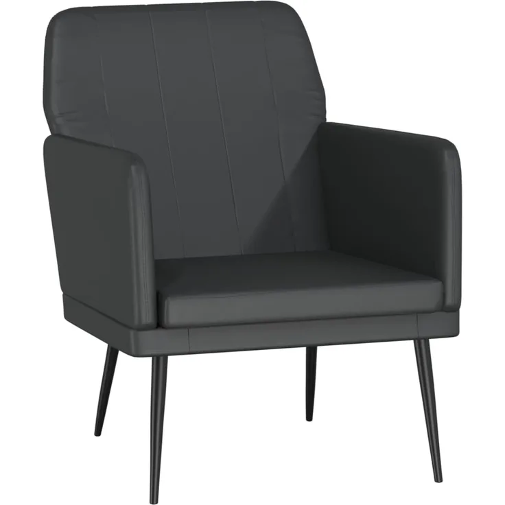 vidaXL Sessel Schwarz 61x78x80 cm Kunstleder 351392
