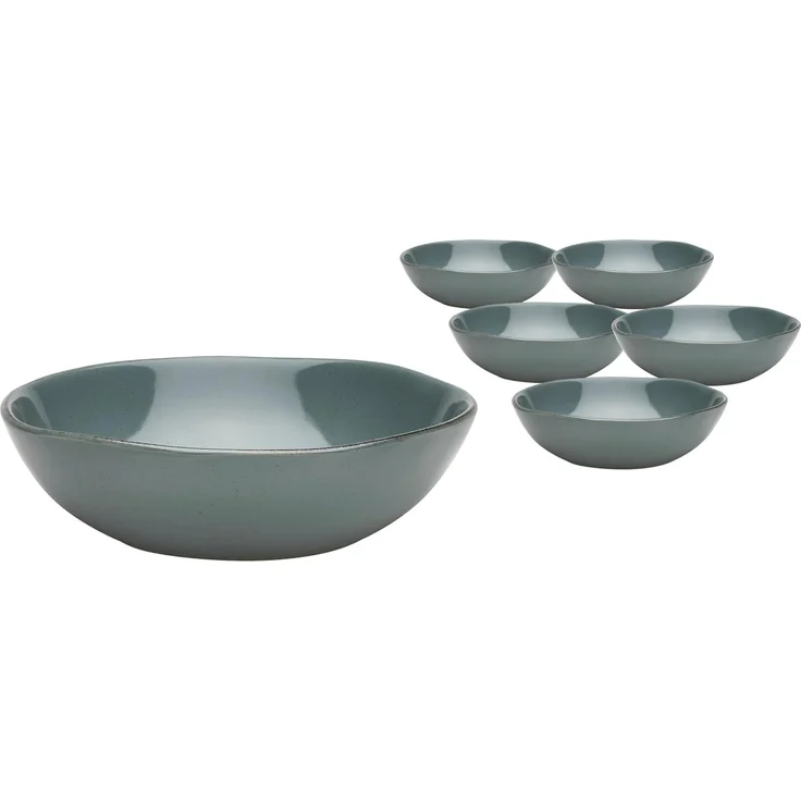 van Well Pastateller Urban, tiefer Teller 19 cm, 6 Stück, (6 St), Teller Set, spülmaschinen- und mikrowellengeeignet – Bild 1