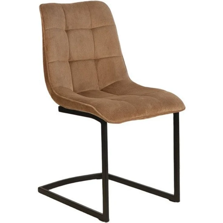 riess-ambiente Freischwinger MIAMI taupe/schwarz - Microfaser, Metall, Industrial, Ziersteppung (1 St), modern & strapazierfähig - ideal für Wohn- & Esszimmer od. Home Office – Bild 2