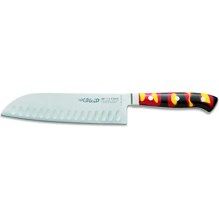 F. DICK Premier Plus GO FOR GOLD Kullenschliff 18 cm scharfes Küchenmesser