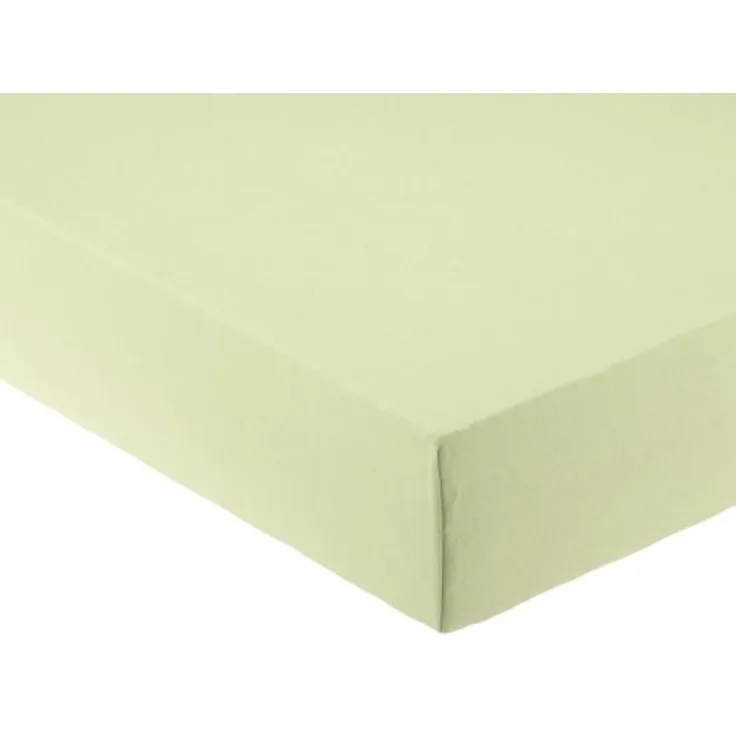 Pinolino 540004-3 - Spannbetttuch für Wiegen, Jersey, lemon