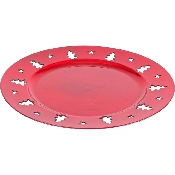 Weihnachtsteller 33cm Plätzchenteller Adventsdeko Nikolausteller Adventsteller wiederverwendbar Mehrweg