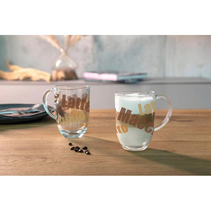 LEONARDO Latte-Macchiato-Tasse NAPOLI, 6-tlg, Glas, Latte Macchiato-Tasse, 380 ml, 3-farbig, 6-teilig – Bild 2