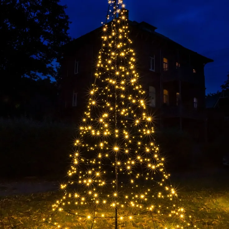 FHS LED Tannenbaum Galaxy, warmweiße LED, mit Aufstellmast, 400 cm