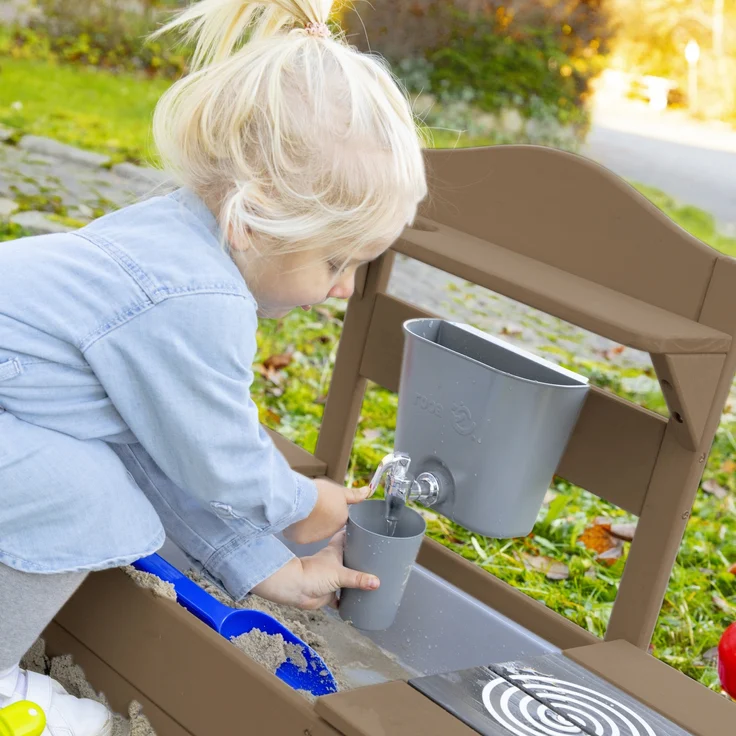 roba Spiel- und Matschküche zum Hängen -inkl. Küchenutensilien - HxBxT: ca. 65 x 65 x 36 cm - Taek – Bild 6