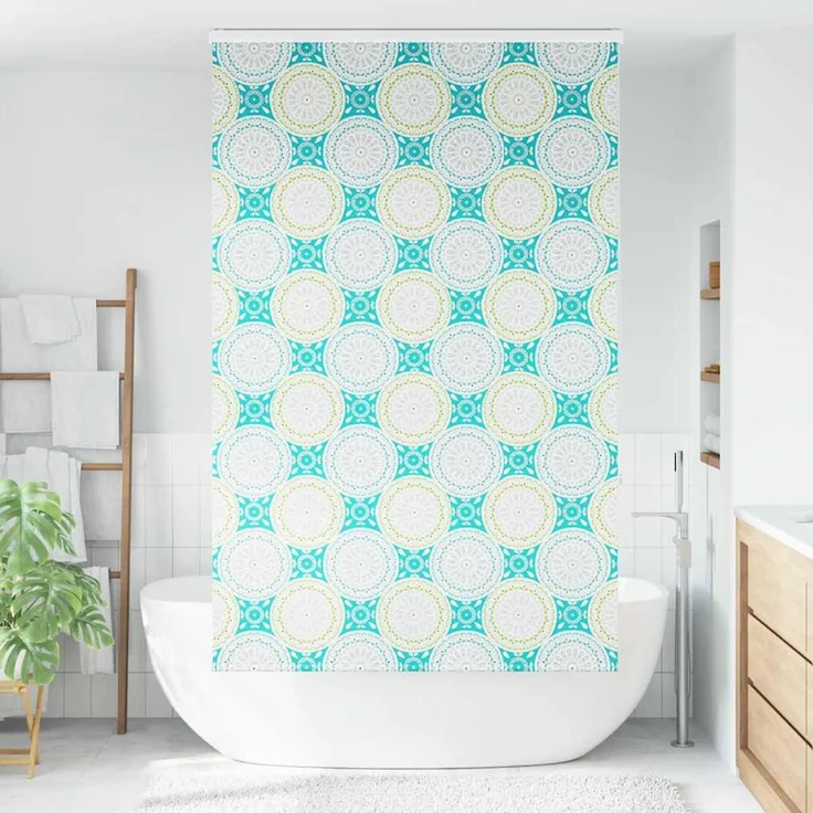 vidaXL Duschrollo mit Kassette 130x240 cm Stoffbreite 126 cm 4015004 – Bild 2