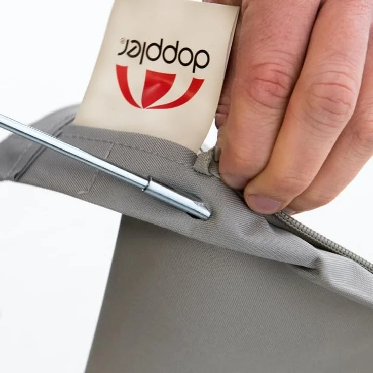 Doppler Active Schutzhülle für Pendelschirme, grau, bis 370 und 350x260 cm,mit RV und Stab – Bild 7