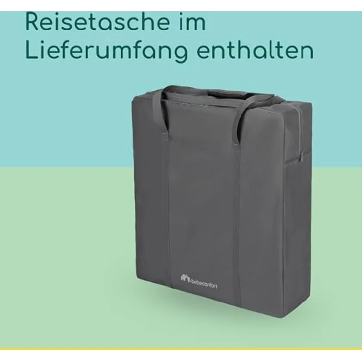Bebeconfort Amara 2in1 Beistellbett & Stubenwagen, inkl. Matratze und Reisetasche, ab Geburt bis 9 kg, Tinted Graphite – Bild 7