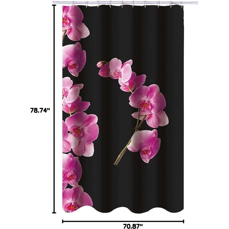 MSV Duschvorhang LANYU Breite 180 cm, Höhe 200 cm – Bild 5