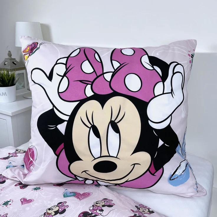 Disney Minnie Mouse Design Kuschelige Bettwäsche Baumwolle, 160x200 cm & 70x80 cm – Bild 4