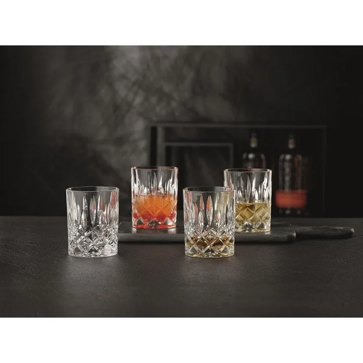 Nachtmann Longdrinkglas Nachtmann Nobelesse Set 4X Whiskybecher + 4X Longdrink Gläser, Kristallglas
