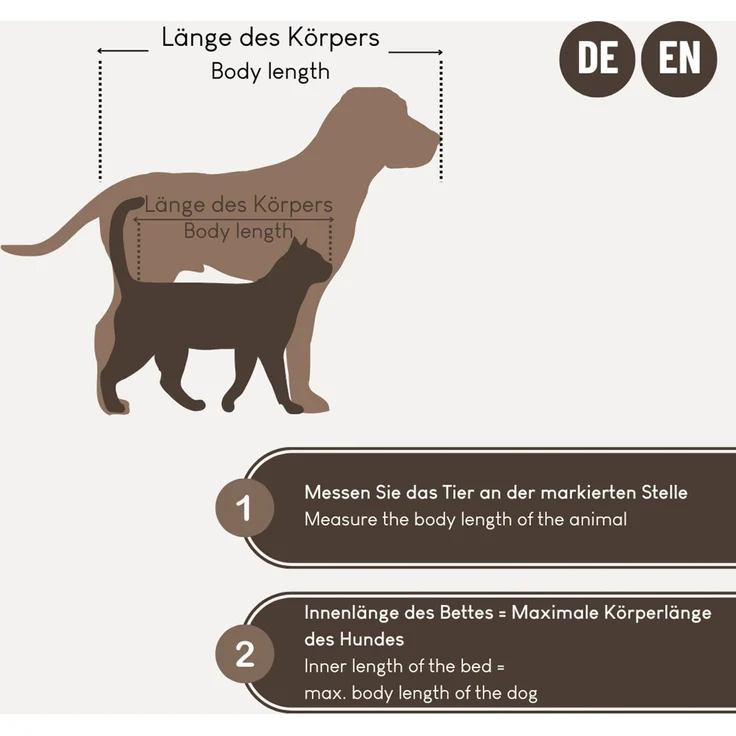 belviona Memoryfoam Hundebett orthopädisch, gelenkschonend & wasserabweisend mit abnehmbaren Bezug, 122x89x20 cm – Bild 9