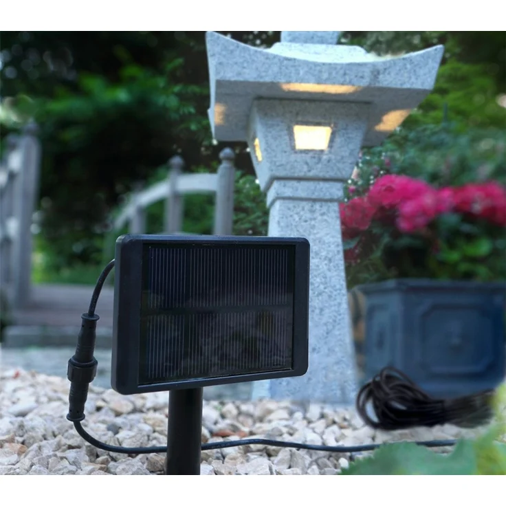 Dehner Solar LED-Universalbeleuchtung, Ø LED-Kopf 3 cm, Kunststoff, schwarz – Bild 2