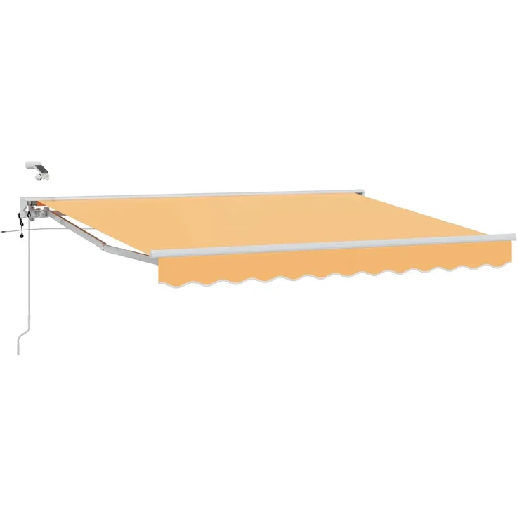 vidaXL Elektrische ausziehbare Markise Sand 4,5 x 3,5 m 3426310