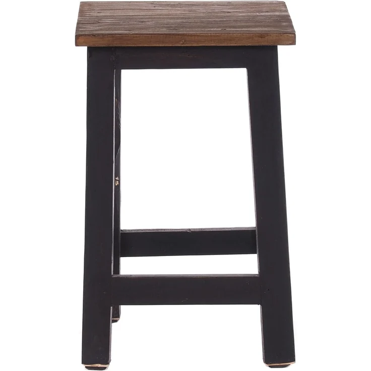 DESIGN DELIGHTS Hocker Sitzhocker MADERO, 48x30cm(HxB) Altholz Holzhocker, massivholz Hocker