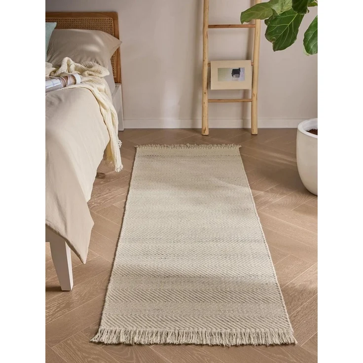 benuta Wollteppich Lars, rechteckig, Höhe: 5 mm, Kunstfaser, Berber, Ethno-Style, Wohnzimmer – Bild 5
