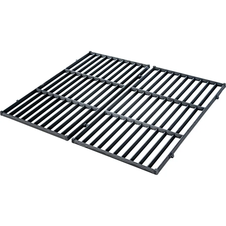 CLP Gusseisen Grillrost Set - Farbe:schwarz;Größe:44,5x26 cm