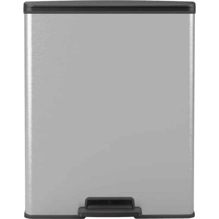 Curver Tretmülleimer Deco 65 L Silbern 442066