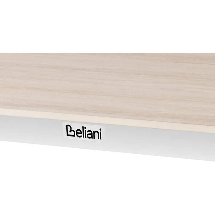 Konferenztisch FELETTO 90 cm x 180 cm Stein Travertinoptik – Bild 6