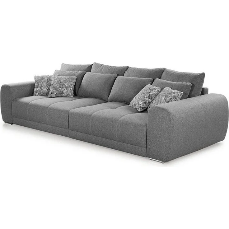 Jockenhöfer Gruppe Big-Sofa Moldau, Inklusive loser Rücken- und Zierkissen, frei im Raum stellbar – Bild 4