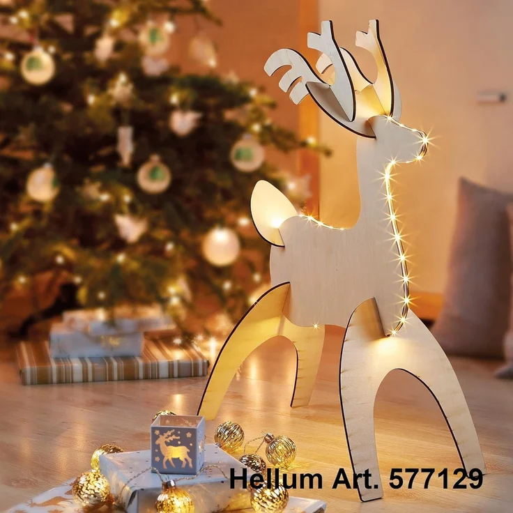 Hellum Holzleuchter nat 873207 – Bild 7