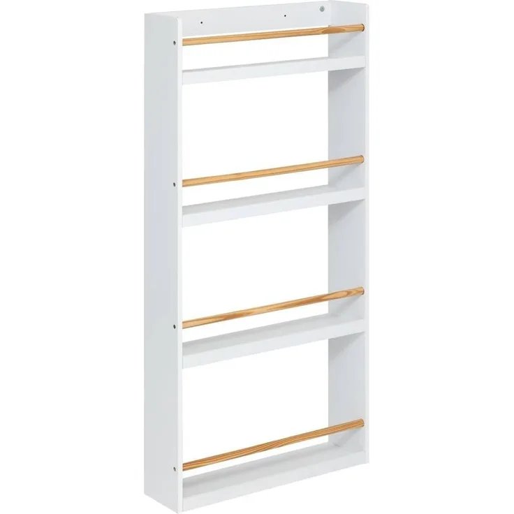 Bücherregal für Kinder, weiß, 4 Ablagen