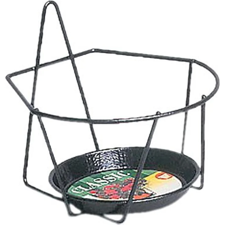 Wand-Blumentopfhalter Ø 22 cm, schwarz – Bild 2