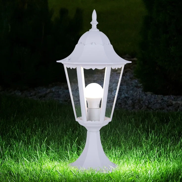 LED Sockelleuchte, ALU, weiß, H 49 cm, NORDERNEY – Bild 2