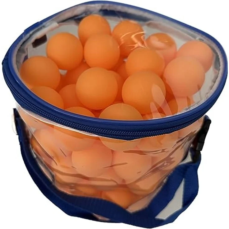 Tischtennisbälle 100Stk. Orange | Markenlos – Bild 3