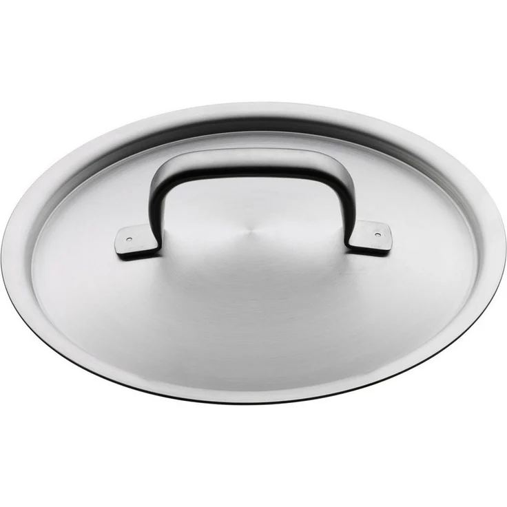WMF Gourmet Plus Stielkasserolle 20cm, kleiner Topf mit Metalldeckel mit Dampföffnung, Kochtopf klein 2,5l, Induktion, Cromargan Edelstahl mattiert, Innenskalierung – Bild 1