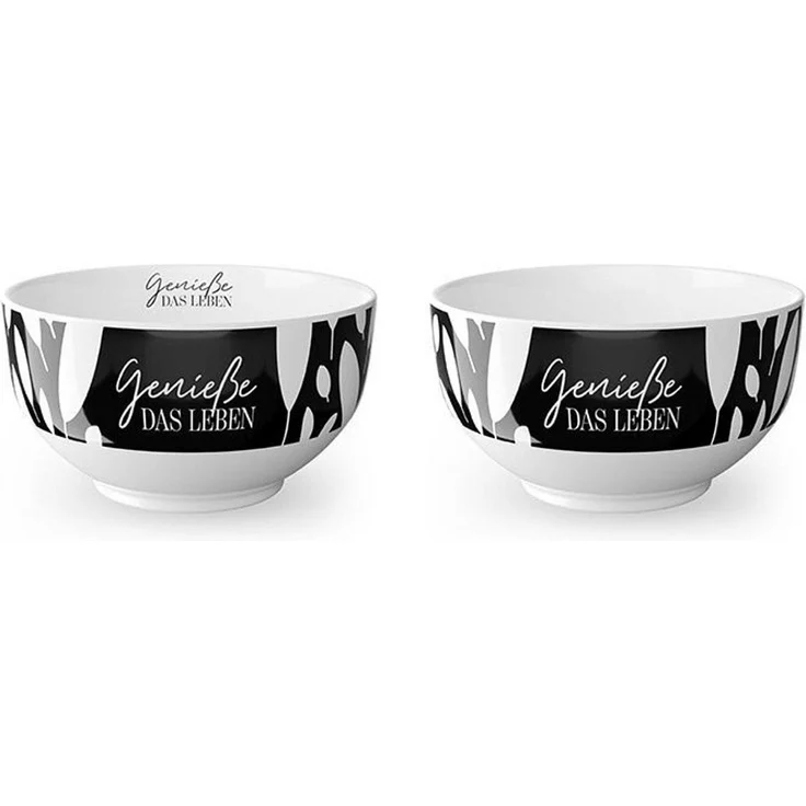 Müsli-Salat-Dessert-Schale Schüssel Bowl la vida Geschenk Genieße Leben 9555741 – Bild 1