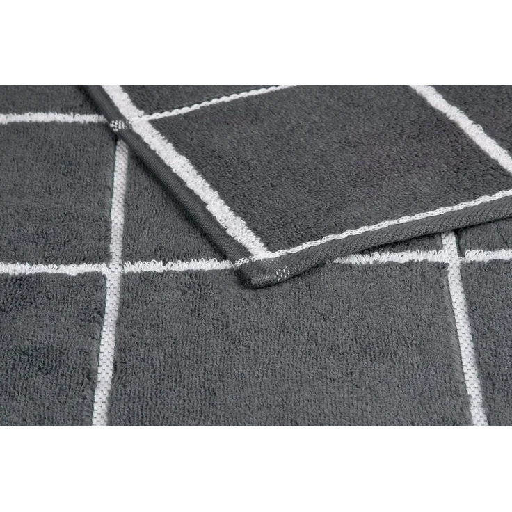 ROSS Duschtuch Cashmere Überkaro, Frottier (1-St), in modischen Farben – Bild 3