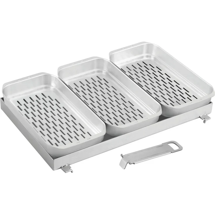 Edelstahl Grillpfanne + Schalen Set – Bild 3