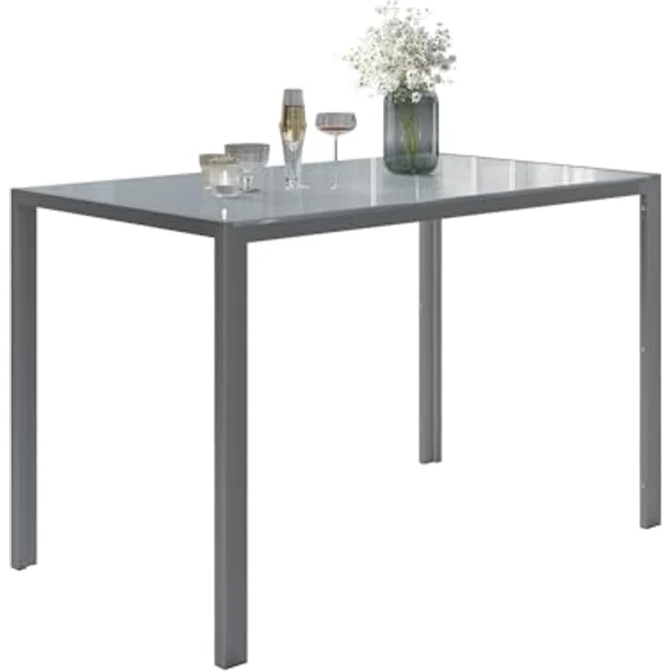 Esstisch Grand Grau 120 x 70 cm Vicco – Bild 8