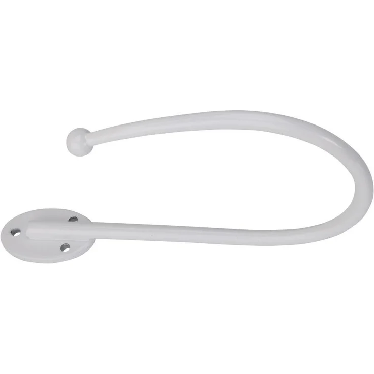 DécoProfi Raffhalter 1 Stück Raffbügel / Raffhalter für Gardinen, Zum Raffen von Gardinen und Vorhängen, (Packung, 1-tlg, inkl. Schrauben und Dübel), zum Raffen von Vorhänge – Bild 1