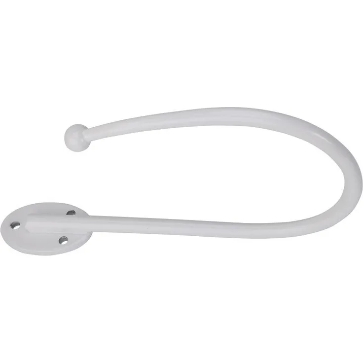 DécoProfi Raffhalter 1 Stück Raffbügel / Raffhalter für Gardinen, Zum Raffen von Gardinen und Vorhängen, (Packung, 1-tlg, inkl. Schrauben und Dübel), zum Raffen von Vorhänge