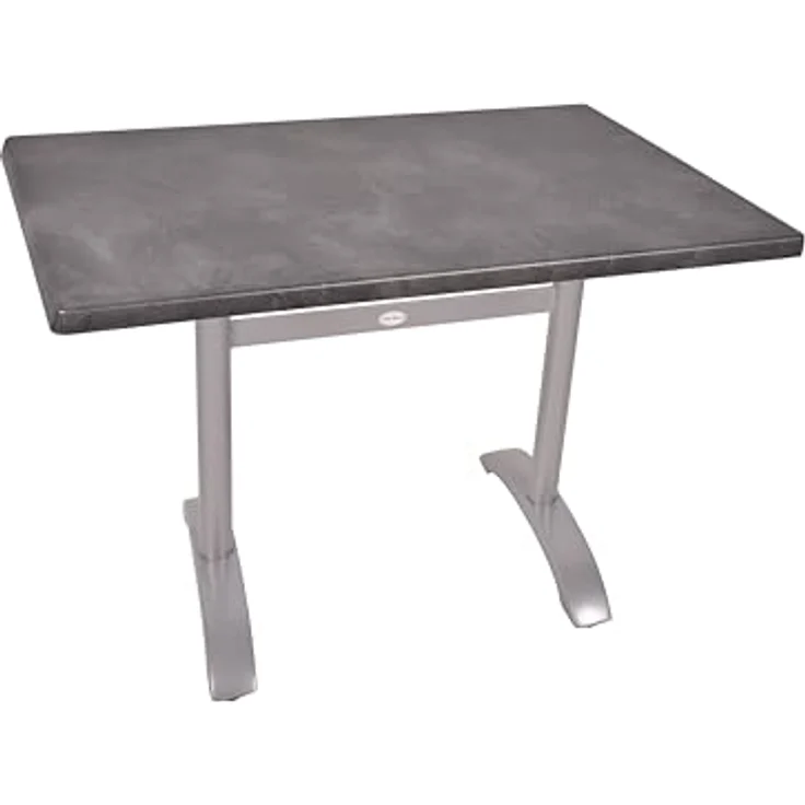 Bistrotisch ACHE 110x70cm Rechteckig Gestell Anthrazit Schwarz Holz | Cafétisch Bartisch Gartentisch Outdoor-Esstisch – Bild 2