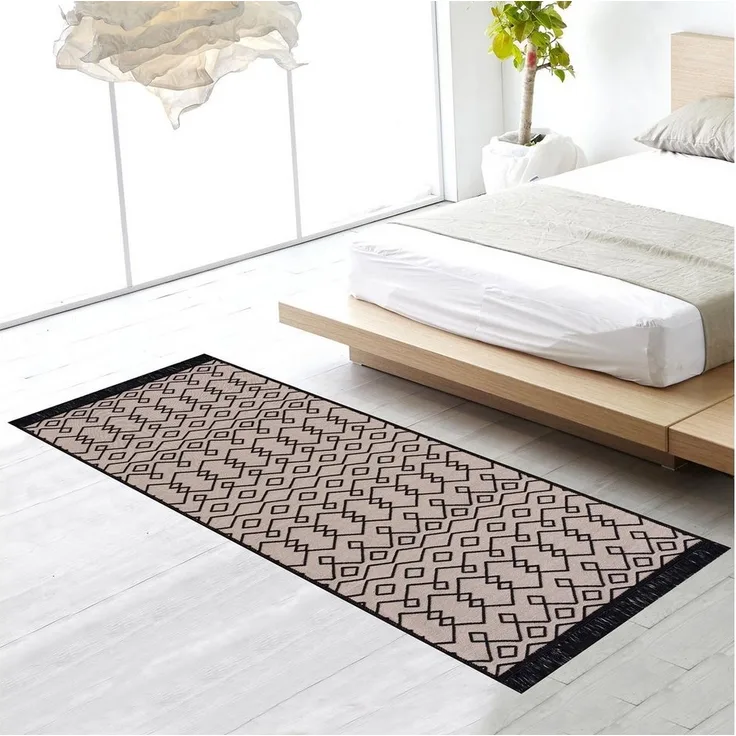 Jimri Teppich Kelim Teppich Wohnzimmer Schlafzimmer Küche, Badezimmer Läufer Flur, Rechteckig, Wendeteppich