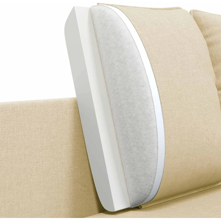 vidaXL 3-Sitzer-Sofa Creme 222 x 81 x 89 cm Stoff 42048636 – Bild 8