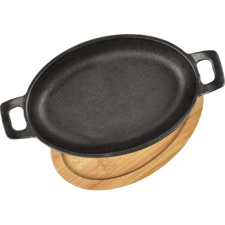 Servierschale Gusseisen LUXE Mini 22x12x3cm schwarz 1pc – Bild 2