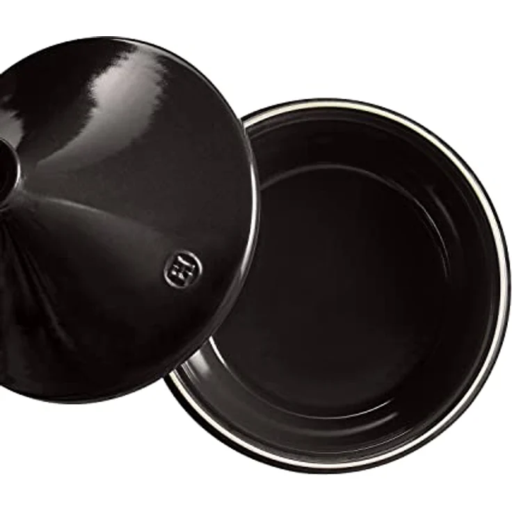 Emile Henry Tajine 27 cm 1,8 L Fusain(Kohle) – Bild 3